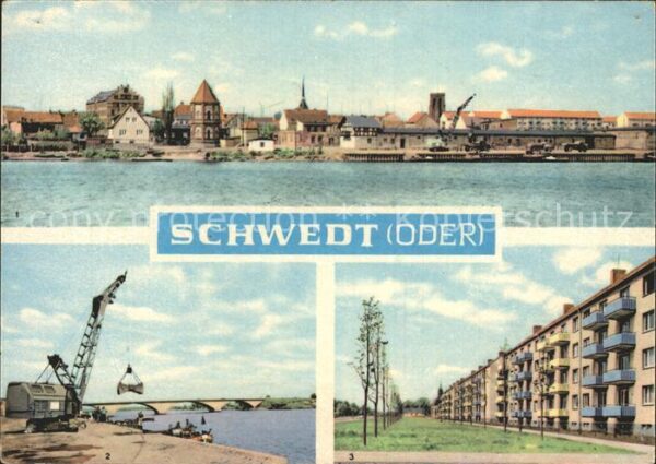 Schwedt Leninallee Stadtbrücke