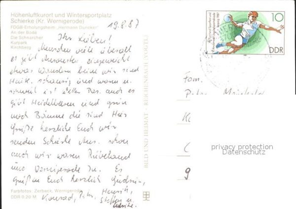 Schierke Harz Kurpark Kirchberg Bode Schnarcher – Bild 2