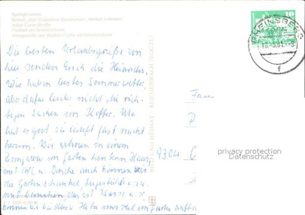 Rheinsberg Schloß Julio Curie Straße – Bild 2