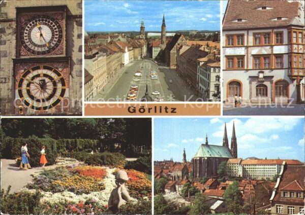 Goerlitz Sachsen Leninplatz Rathausuhren Friedenshöhe
