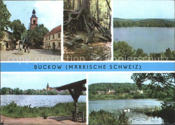 Buckow Maerkische Schweiz Schermützelsee Markt Buckow-See Griepen