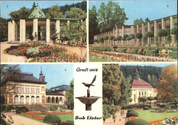 Bad Elster Moritzquelel Kurhaus Wandelhalle Badeha