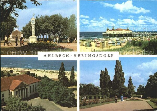 Ahlbeck Ostseebad Seebrücke Kurpark Heringsdorf Kulturhau