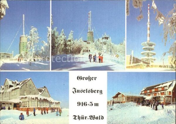 Inselsberg Schmalkalden mit Sendetürmen