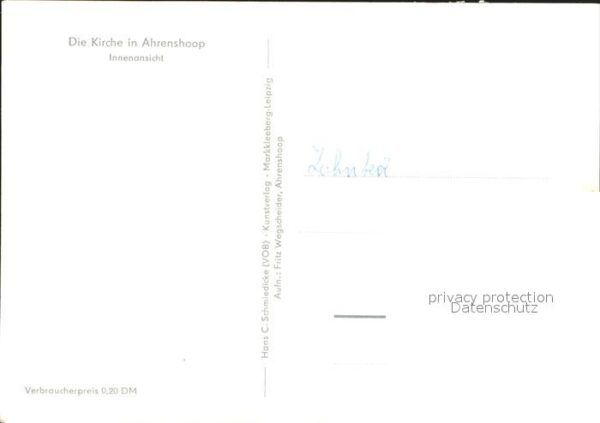 Ahrenshoop Ostseebad Kirchen innen – Bild 2