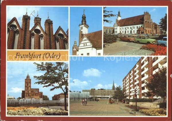 Frankfurt Oder Rathaus Marienkirche Hotel Stadt Frankf