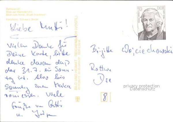 Frankfurt Oder Rathaus Marienkirche Hotel Stadt Frankf – Bild 2