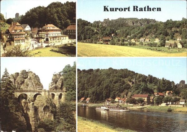 Rathen Saechsische Schweiz Basteibrücke