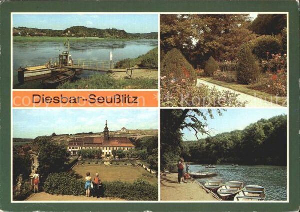 Diesbar-Seusslitz Elbe Schloßgarten Gondelteich