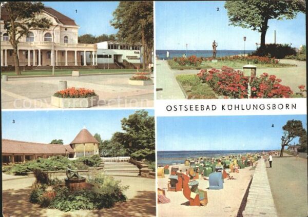 Kuehlungsborn Ostseebad Meerwasserschwimmbad Konzertgarten Stra