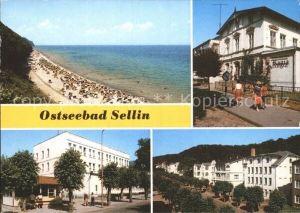 Sellin Ruegen Strand Erholungsheime Wilhelm Pieck Str