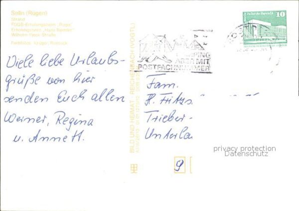 Sellin Ruegen Strand Erholungsheime Wilhelm Pieck Str – Bild 2