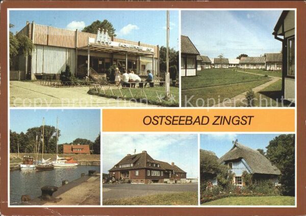 Zingst Ostseebad Blaurer Rohrkaten Kurhaus Hafen