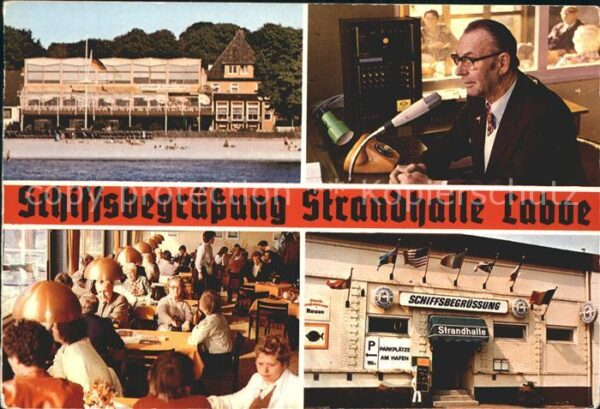 Laboe Schiffsbegrüssung Strandhalle Lageplan