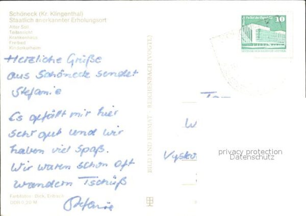 Schoeneck Vogtland Alter Söll Krankenhaus Kinderkurheim Fr – Bild 2