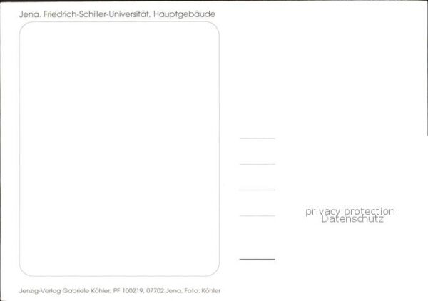 Jena Friedrich Schiller Universität Hauptgeb – Bild 2