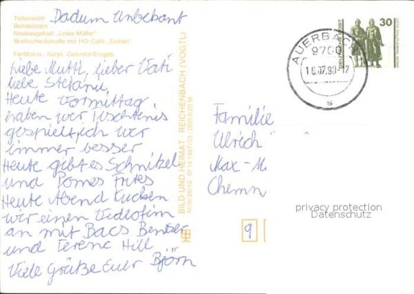 Auerbach Erzgebirge Bendelstein Breitscheidstrasse – Bild 2