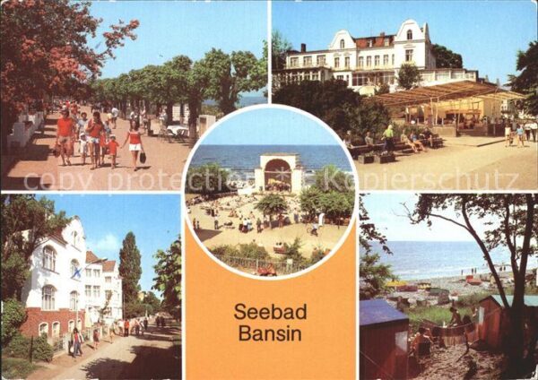 Bansin Ostseebad Konzertplatz Camping Promenade