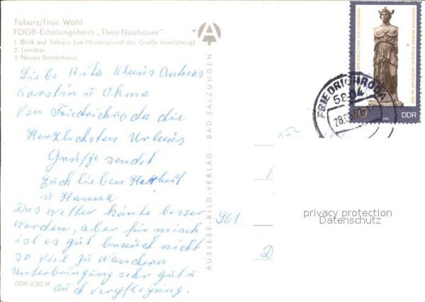 Tabarz Erholungsheim Theo Neubauer – Bild 2
