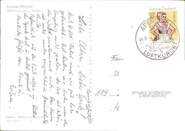 Arendsee Altmark Erholungsheim Waldheim – Bild 2