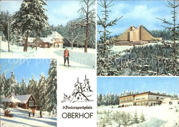 Oberhof Thueringen Schweizerhütte Schanzenbaude Hotel Pano