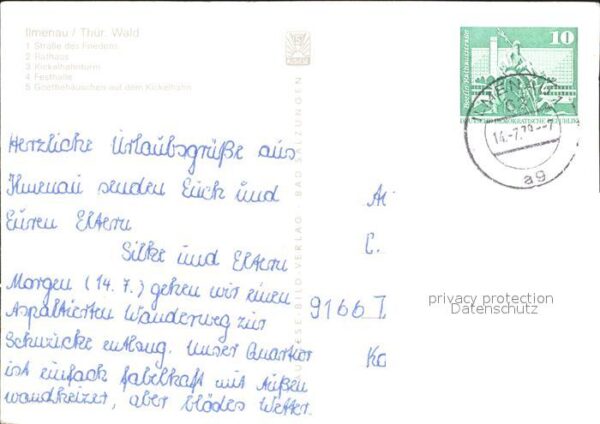 Ilmenau Thueringen Kickelhahnturm Goetheäuschen – Bild 2