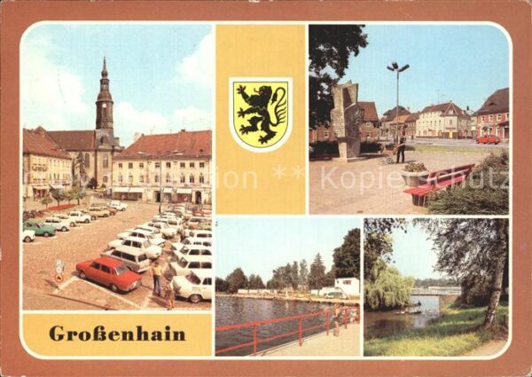 Grossenhain Sachsen Karl-Marx-Platz Leninplatz Freibad Gond