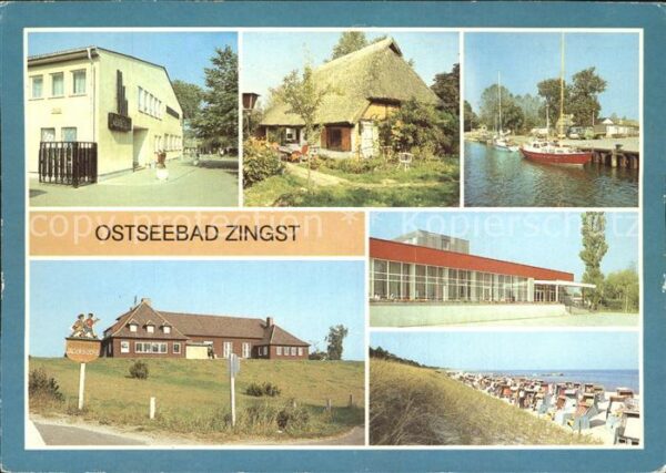 Zingst Ostseebad Restaurant Nordlicht Katen Hafen Kurhau
