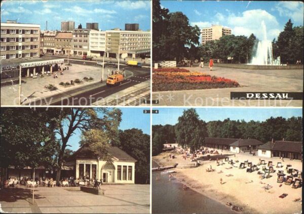 Dessau-Rosslau Stadtpark Teehäuschen Strand