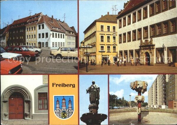 Freiberg Sachsen Schönlebehaus Denkmal Otto der Reiche K