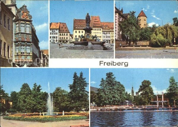 Freiberg Sachsen Alter Erker Obermarkt Scheringerpark Jo