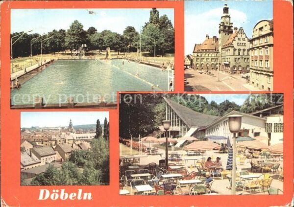 Doebeln Freibad Rathaus Restaurant Bürgergarten