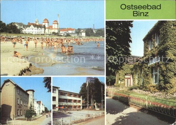 Binz Ruegen Strand Kurhaus Erholungsheim Rosa-Luxem