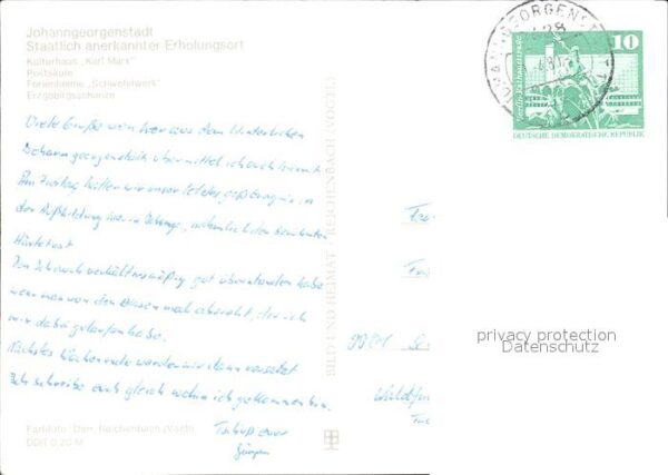 Johanngeorgenstadt Kulturhaus Postsäule – Bild 2