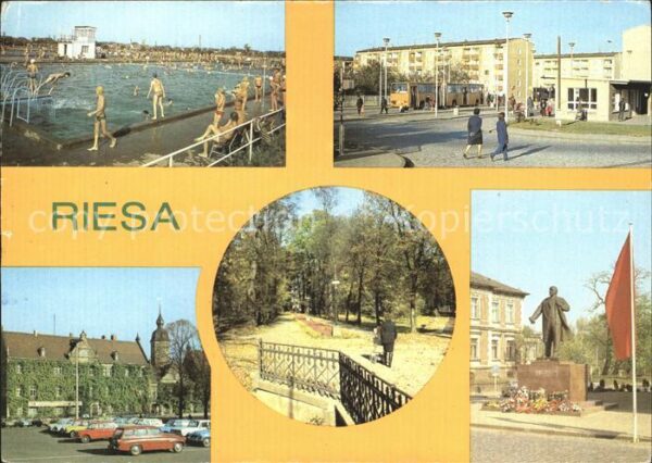 Riesa Sachsen Weida Stadtpark Lenindenkmal