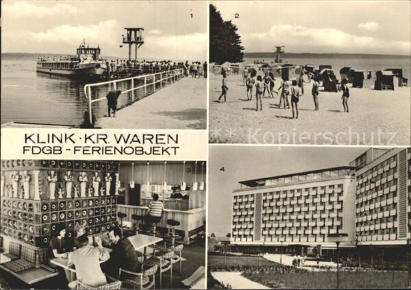 Klink Waren Strand Mole DachCafe Erholungsheim Herb