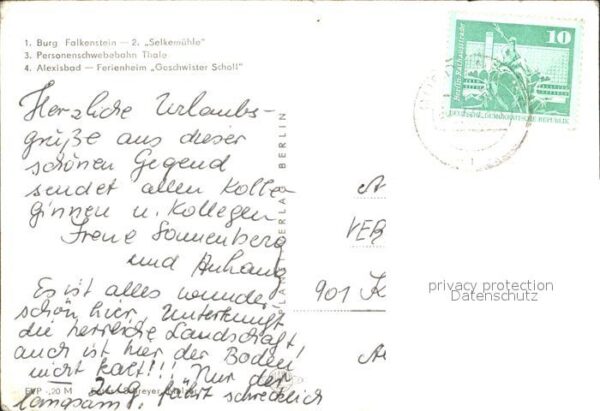 Harz Burg Falkenstein Schwebebahn-Thale Alex – Bild 2