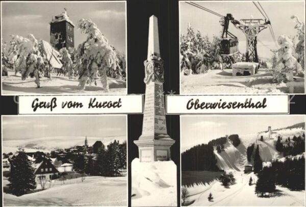 Oberwiesenthal Erzgebirge Seilbahn Fichtelberg Schanze
