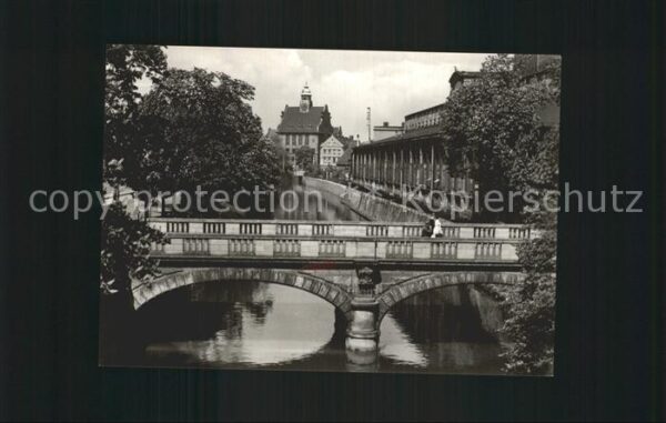 Karl-Marx-Stadt Brücke an der Markthalle