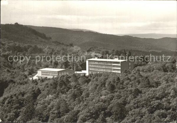 Bad Suderode Fliegeraufnahme Sanatorium für Staublun