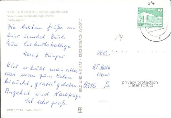Bad Suderode Fliegeraufnahme Sanatorium für Staublun – Bild 2