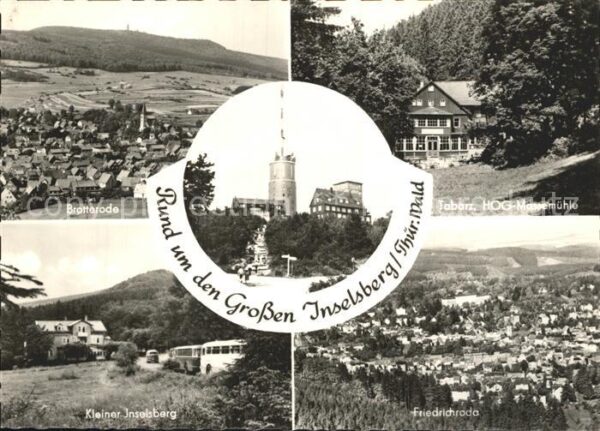 Tabarz Großer Inselsberg Friedrichsroda Brotte