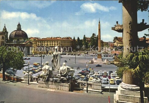 Roma Rom Piazza del Popolo Volks-Platz