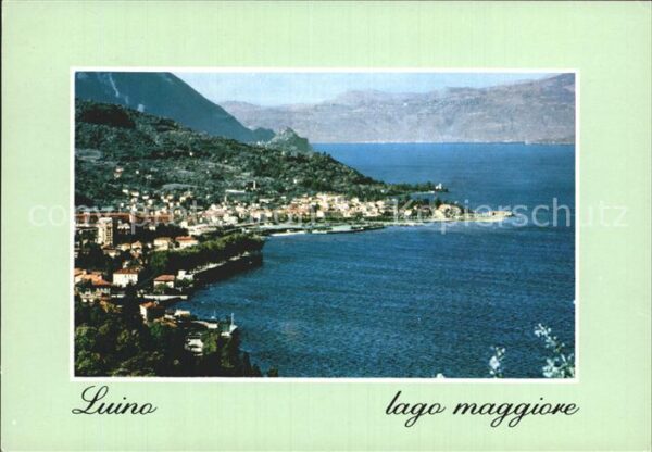 Luino Lago Maggiore Lago Teilansicht