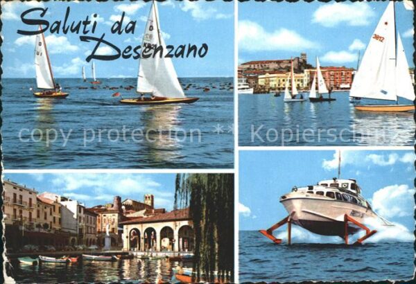 Desenzano Lago di Garda Segelboote Teilansichten