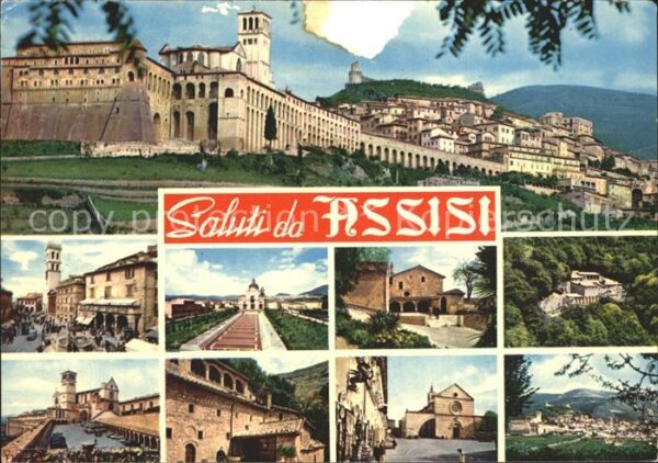 Assisi Umbria Daca Teilansichten