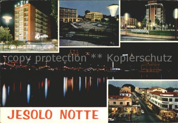 Jesolo di notte  Nachtansicht