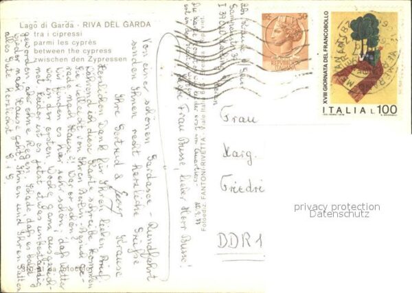 Lago di Garda Riva del Garda tra i cipressi – Bild 2