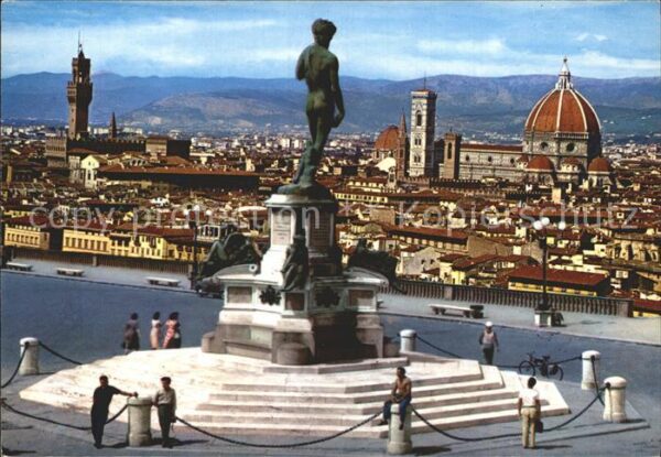 Firenze Florenz Panorama dal Piazzale Michalangelo