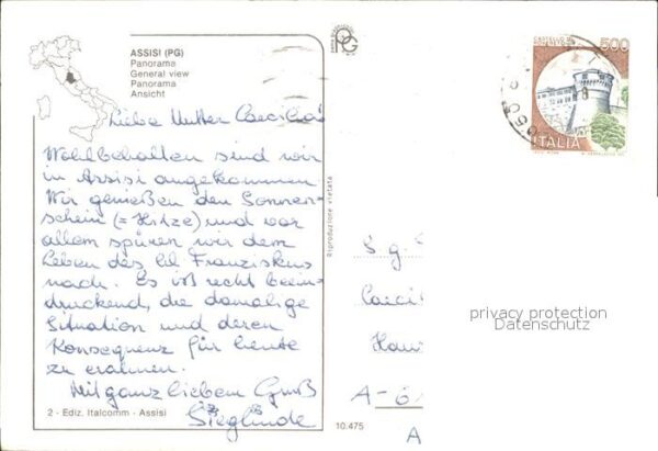 Assisi Umbria Teilansicht – Bild 2